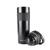 20oz Skinny Shaker Lid + Agitator Combo - Black Lid w/ Black Band