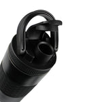 20oz Skinny Shaker Lid - Black Lid w/ Black Band