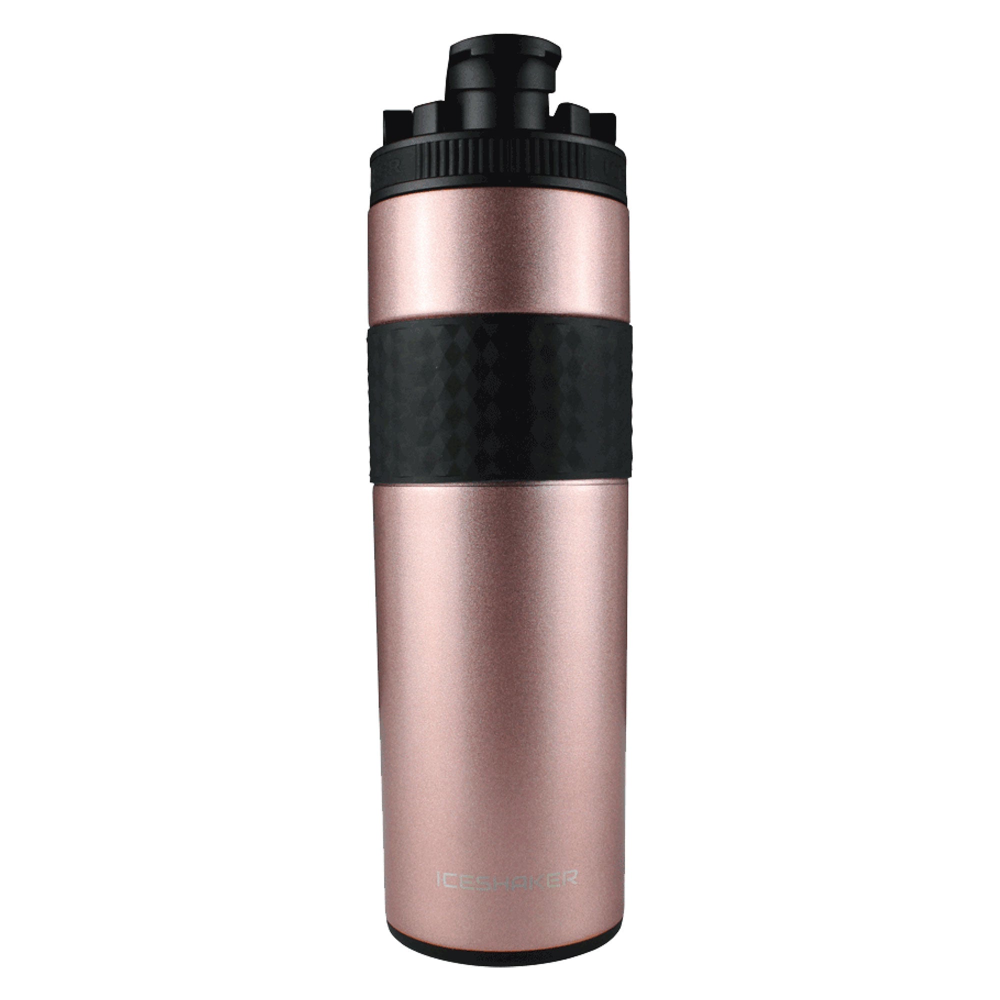 RuK 20oz Stainless Steel Skinny Ice Shaker Bottle