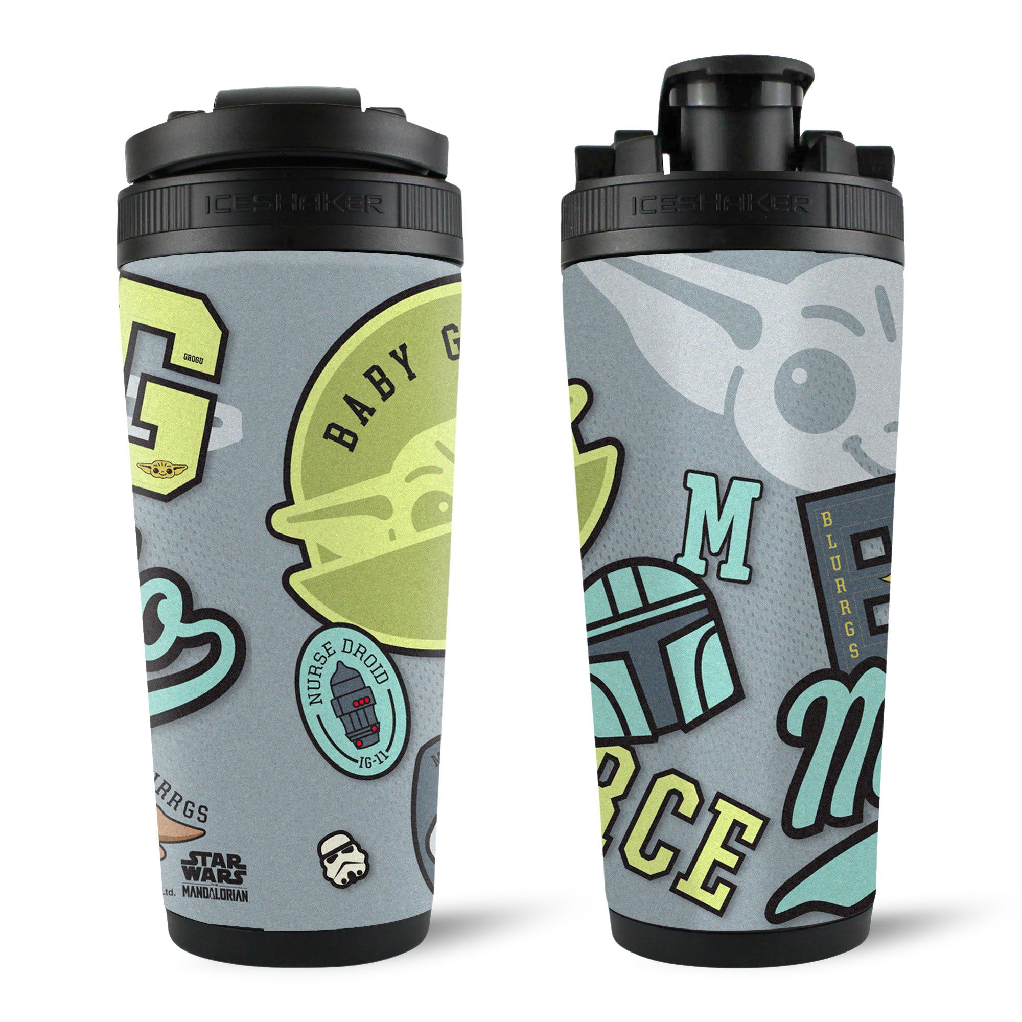 Nerdy Shaker Cups Protein Shake Blender Star Wars Mandalorian 26oz