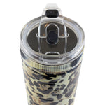 26oz Leopard Flex Bottle with Metal Base
