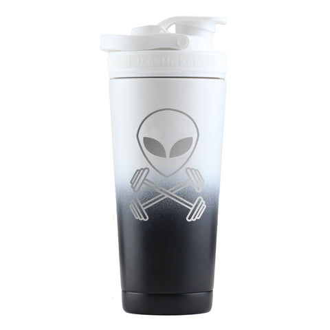 Anabolic Aliens - Custom Black/White Ombre 26oz Ice Shaker