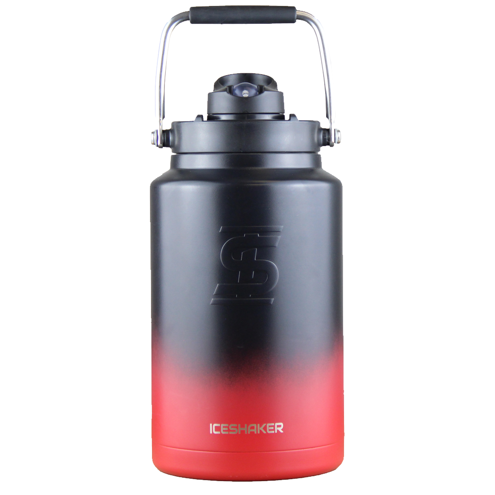 One Gallon Jug - Red Black Ombre