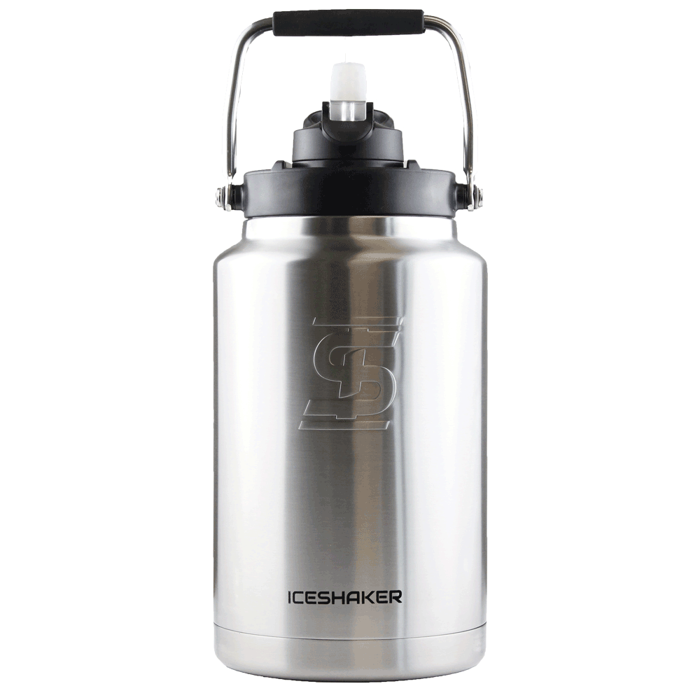 RTIC One Gallon Insulated Water Bottle / Jug Rambler, Stainless Steel