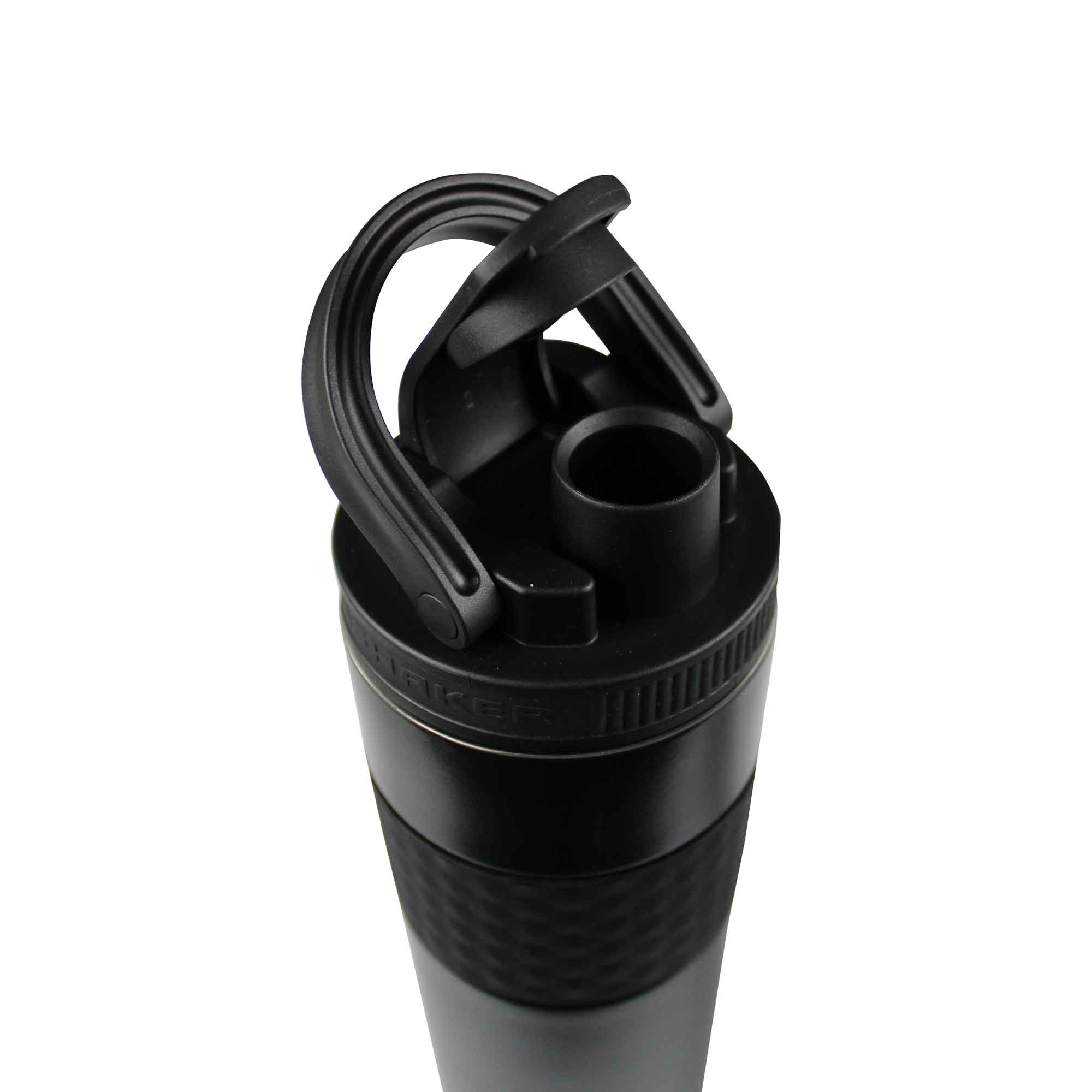 SmartHouseware 800ml 18/8 Single-Walled Skinny Shaker Bottle Siver
