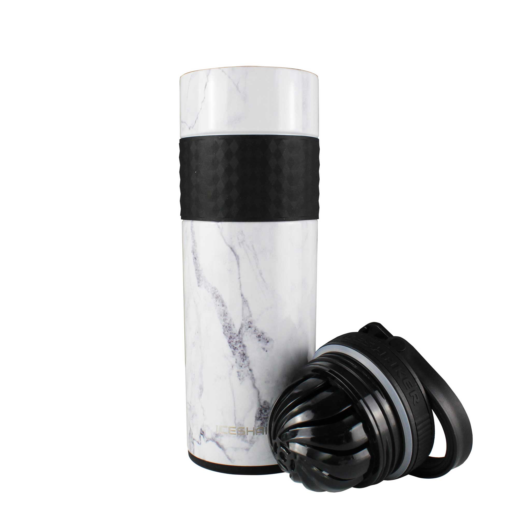 Shaker Stainless Steel 500ml White - One Size