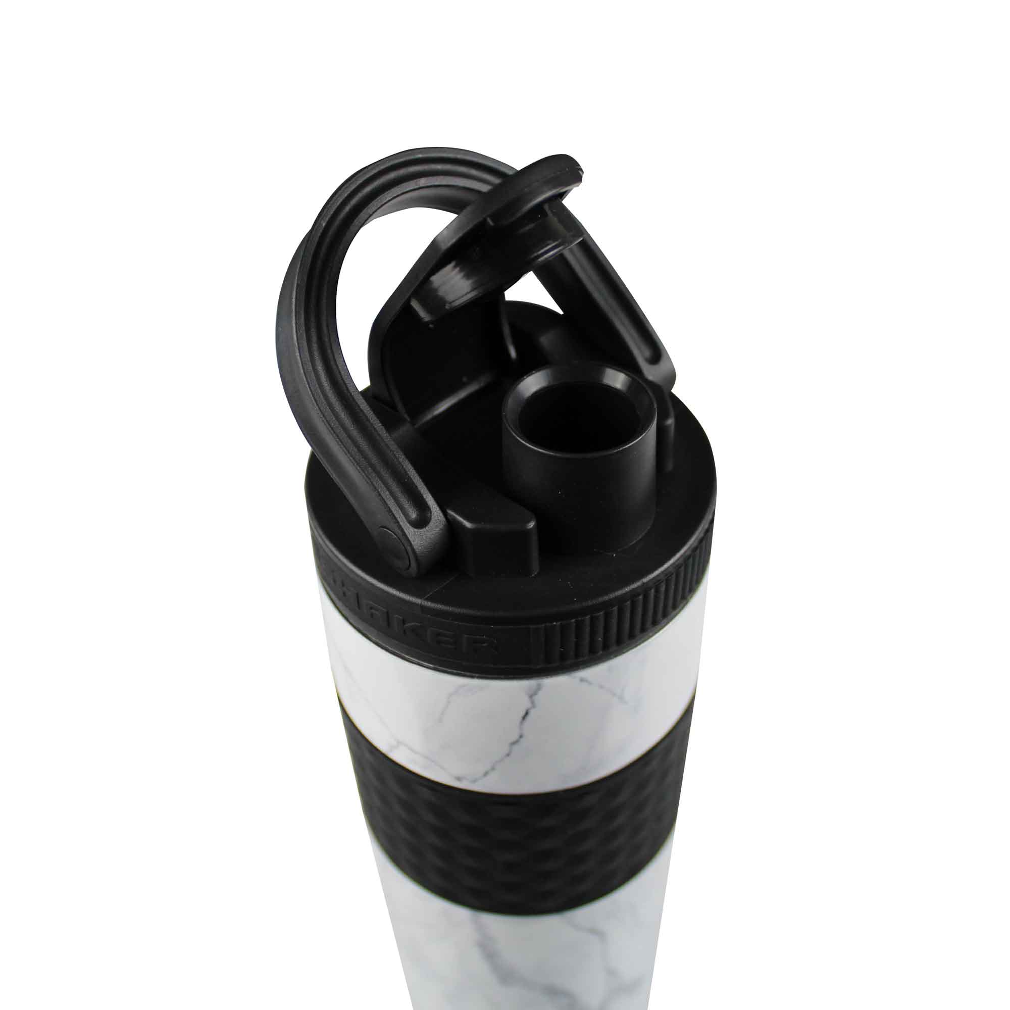 [2 Pack] 20-oz Shaker Bottle with Attachable Storage Compartments (White &  Black - 2 Pack) | 20 Ounc…See more [2 Pack] 20-oz Shaker Bottle with