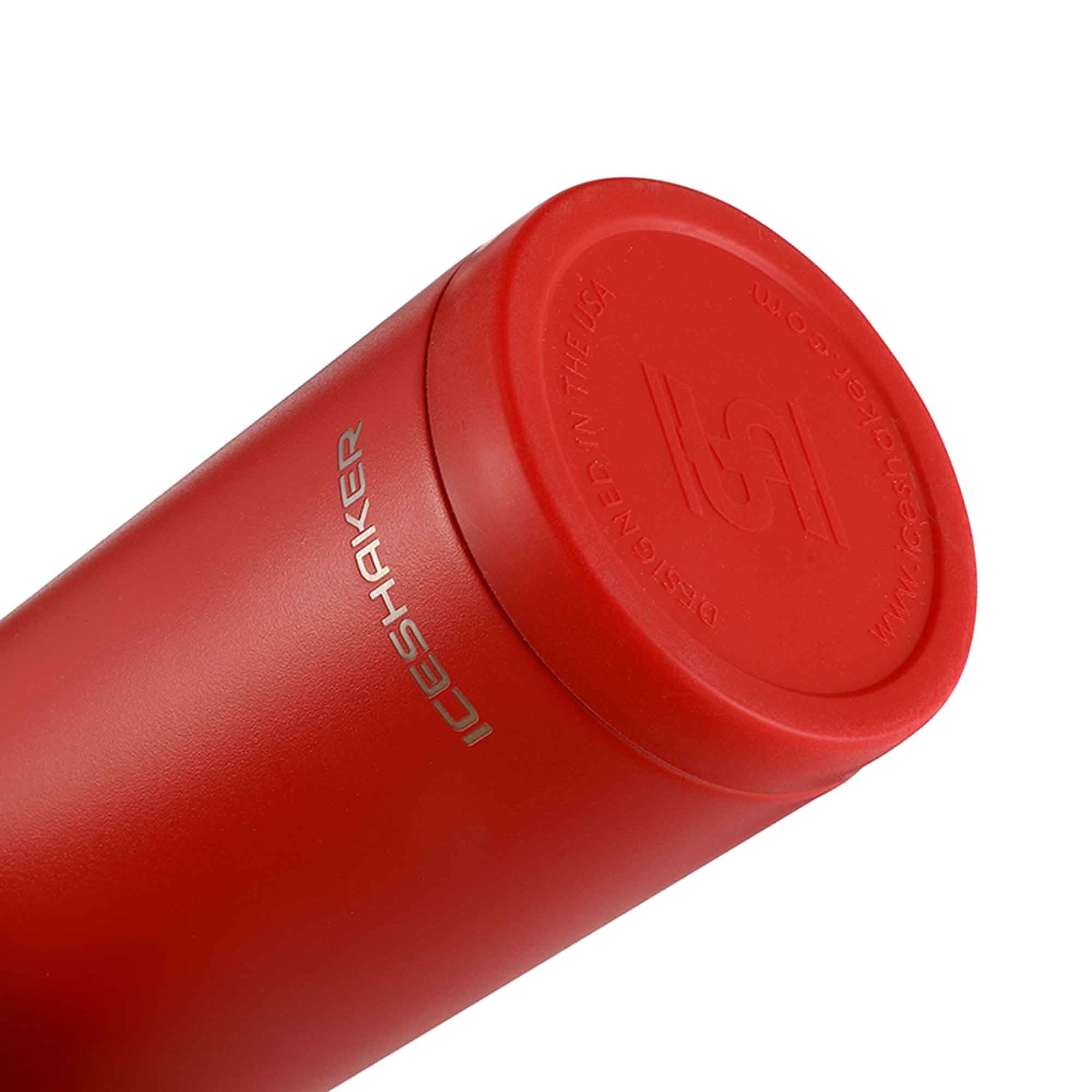 EcoVessel Silicone Bottle Bumper - 74mm Fits Most Bottles Smaller Than 32 oz, Jazz Red